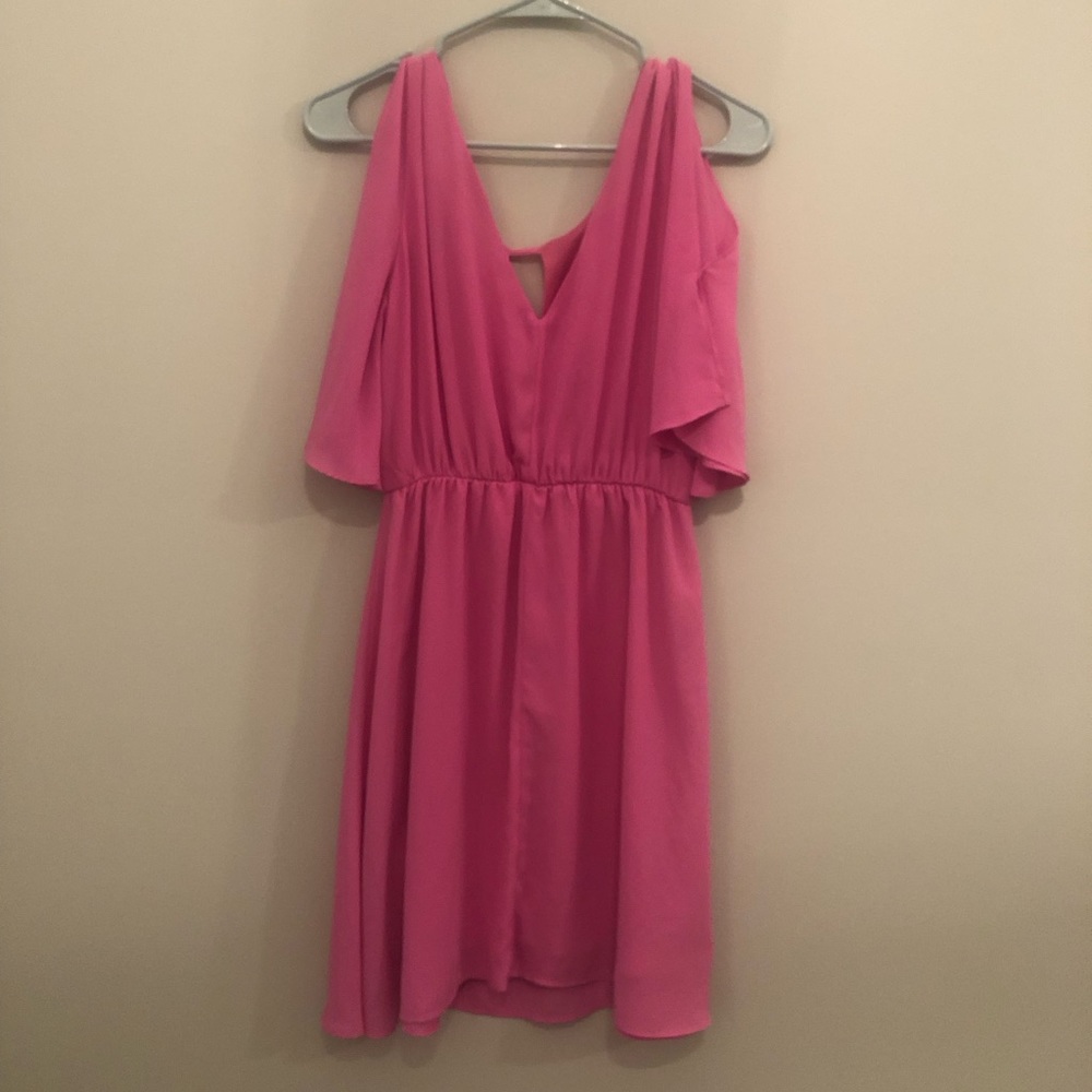 Everly hot pink dress
